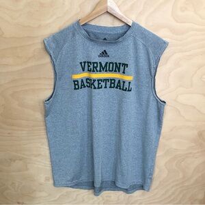 Adidas Vermont Basketball Tank Top Gray Athleic Mens Large.